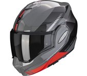 Scorpion Exo-Tech Evo Genre Casco - Negro Gris Rojo (M)