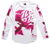 Lee Flowline Confined Maillot de bicicleta para niños - Blanco Rosa (S)