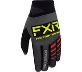 FXR Prime 2023 Guantes de motocross - Negro Gris Rojo (XL)