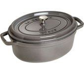 Staub La Cocotte 27 cm, ovalado, Gris grafito, Hierro fundido