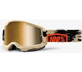 100% Strata 2 Kombat Gafas de motocross - Negro Gris Verde Marrón
