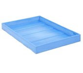 kaiserkraft Cubeta plana de PE, L x A x H 1660 x 1260 x 150 mm, volumen de recogida 300 l, sin rejilla