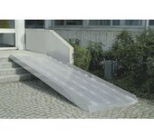 kaiserkraft Rampa para escaleras, antideslizante, carga máx. 400 kg, L x A 5985 x 1215 mm