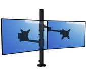 Dataflex Brazo para pantallas VIEWLITE, para 2 pantallas, negro