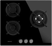 Cecotec Bolero Squad G 3200s Placa De Gas 6250W 3 Zonas Negro