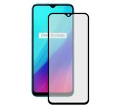 Ksix Cristal Templado 9H Full Glue 2.5D Borde Negro para Realme C3