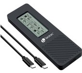 Leotec Caja Externa para Discos M.2 NVME con Panel LCD