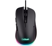 Trust GXT 922 YBAR Ratón Óptico Gaming USB RGB 7200DPI Negro