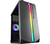 Mars Gaming MC-S1 Caja PC Micro-ATX Ultra-Compacta ARGB 12 Modos USB 3.0 Ventana Negro