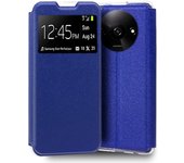 Cool Flip Cover Funda de Libro para Xiaomi Redmi A3 Lisa Azul