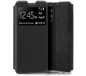 Cool Funda Flip Cover Liso Negro para Samsung Galaxy M13 M135