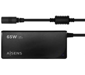 Aisens ASLC-65WAUTO-BK Cargador Universal para Portátiles 65W