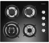 Corberó CPCGY2304N Placa de Gas 4 Zonas 60cm en Cristal Negro