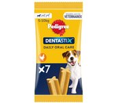 7 barritas Pedigree Dentastix Snacks Dentales para perros pequeños