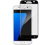 Avizar Protector Cristal Templado Curvo Bordes Negros para Samsung Galaxy S7