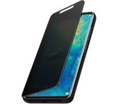 Avizar Funda Libro Translúcida Efecto Espejo Negra para Huawei Mate 20 Pro