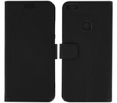 Avizar Funda Libro Tipo Billetera Negra para Huawei P10 Lite