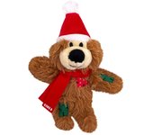 Kong Softies Peluche Para Gatos Oso De Navidad Colores Surtidos 5,7 X 10 Cm