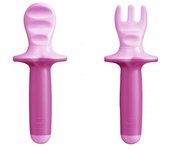 Mam Set Cubiertos 2 unidades Rosa