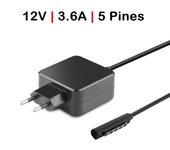 Cargador Para Tablet Microsoft Surface Rt Rt 2 Pro 1 Pro 2 Pared