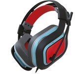 Gioteck HC-9 Auriculares Estéreo con Cable Rojo/Azul Multiplataforma
