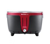 Flama 4006FL Kamado Carro Parrilla/Barbacoa de Carbón Negra/Roja