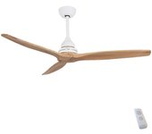 Cecotec EnergySilence Aero 590 Ventilador de Techo con Mando 70W Blanco/Madera