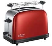 Russell Hobbs Colours Plus+ Flame Red Tostadora 2 Rebanadas Rojo/Inox
