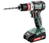 Metabo BS 18 L BL Q Taladro Atornillador + 2 Baterías + Cargador + Maletín