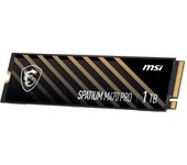 MSI SPATIUM M470 PRO 1TB Disco SSD 6000MB/s NVMe PCIe 4.0 M.2 Gen4