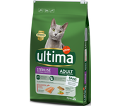 7,5 Kg Ultima Pienso Para Gatos Adultos Esterilizados Con Salmón