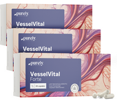 Purely Nutrition 3x VesselVital Forte, en total 180 cápsulas