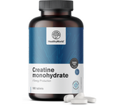 HealthyWorld® Monohidrato de creatina 3000 mg, 180 comprimidos
