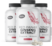 Erefit® 3x Extracto de ginseng rojo de 1500 mg, en total 360 cápsulas