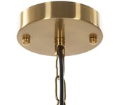 Mauro Ferretti Lámpara de araña de metal dorado cm ø 60x103