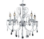 Kosilum Lámpara de techo metal, cristal y vidrio  57 cm