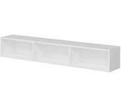 Calicosy Mueble tv suspendido 3 puertas blanco l180 cm