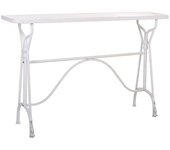 Wanderlust deco Recibidor-consola de metal blanco 122.5x33x80