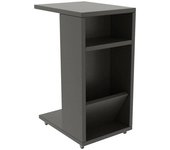 Dmora Mesa de café efecto madera antracita 30x40  cm
