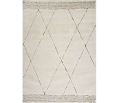 Livabliss Alfombra bereber étnica marfil/marrón 160x213