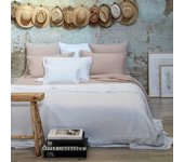 Maison d'été Colcha en gasa de algodón blanco 260 x 270 cm