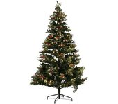 Fijalo Arbol navidad led pvc verde 144x144x240 cm