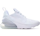Nike - Zapatilla Air Max 270 Niño, Unisex, White-Mtlc Silver, 4Y