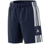 Adidas - Bermuda Squadra 21 DT, Hombre, Navy Blue-White, S
