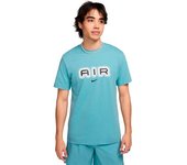 Nike - Camiseta Swoosh Air Graphic, Hombre, Denim Turq-Black, L