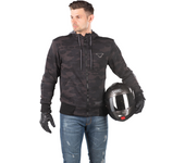 Macna Sudadera con Capucha  Nuclone Negro-Gris-Camuflaje