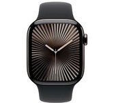 Apple Watch Serie 10 Lte 42mm Titanio Pizarra Sport Band S/m Negro