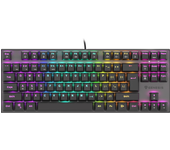 teclado gaming genesis thor 303 tkl rgb negro mecanico switch outemu rojo
