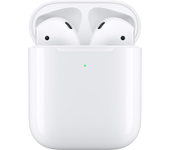 auriculares inalambricos apple airpods + estuche carga inalambrica