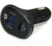 cargador coche conceptronic carden06b  3 puertos usb a ( 2 p 5v 2.4a   1p 5v 1.5a ) 31.5w